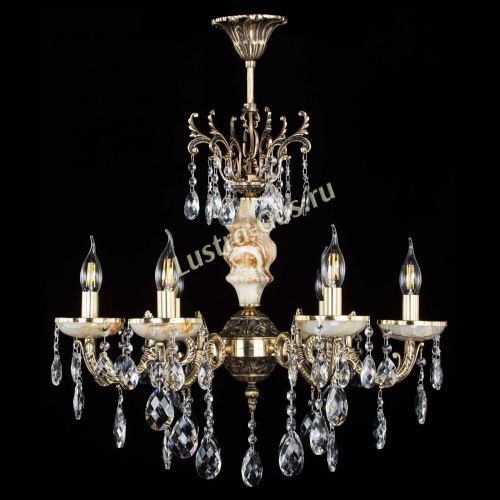 Люстра бронзовая Оникс №6/1 баден в Саратове Гусь Хрустальный