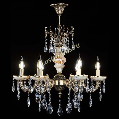 Люстра бронзовая Оникс №6/1 баден в Саратове Гусь Хрустальный