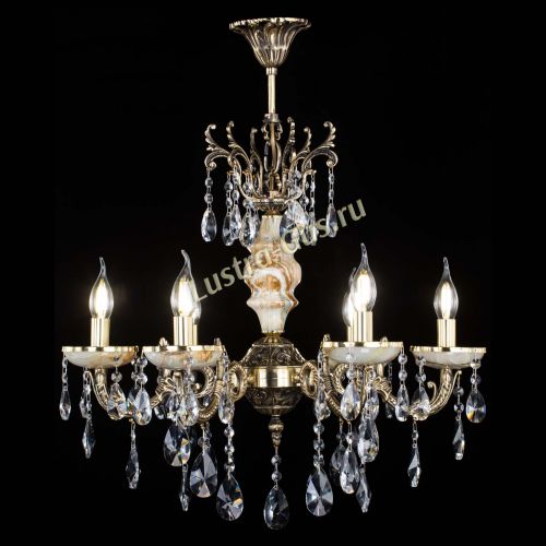 Люстра бронзовая Оникс №6/1 лучик в Саратове Гусь Хрустальный