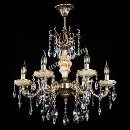 Люстра бронзовая Оникс №6/1 лучик в Саратове Гусь Хрустальный