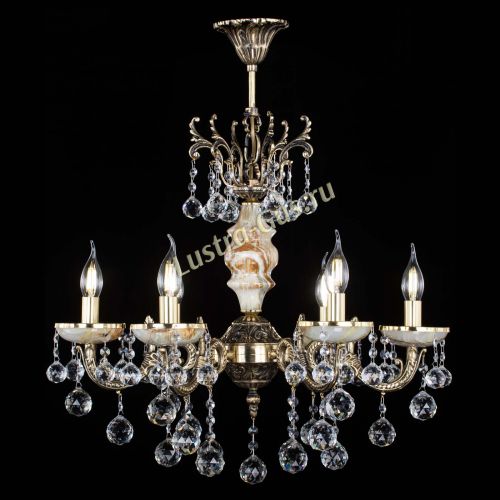 Люстра бронзовая Оникс №6/1 шар в Саратове Гусь Хрустальный