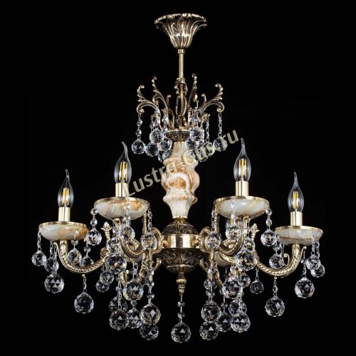 Люстра бронзовая Оникс №6/1 шар в Саратове Гусь Хрустальный