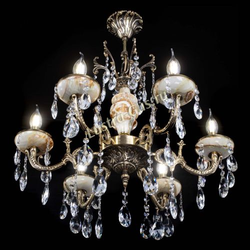 Люстра бронзовая Оникс №6/1 журавлик в Саратове Гусь Хрустальный