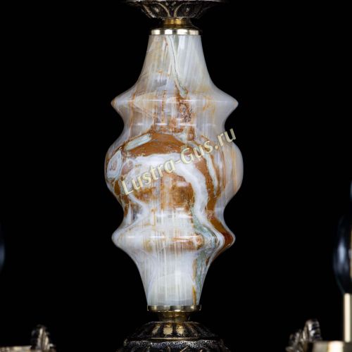 Люстра бронзовая Оникс №8/2 лучик в Саратове Гусь Хрустальный