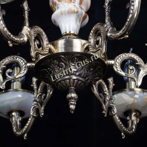 Люстра бронзовая Оникс №8/2 лучик в Саратове Гусь Хрустальный