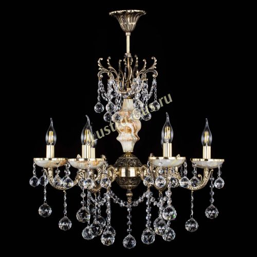 Люстра бронзовая Оникс №6/2 шар в Саратове Гусь Хрустальный