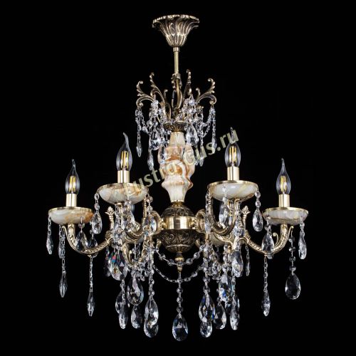 Люстра бронзовая Оникс №6/2 журавлик в Саратове Гусь Хрустальный