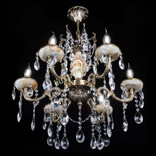 Люстра бронзовая Оникс №6/2 журавлик в Саратове Гусь Хрустальный