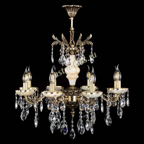 Люстра бронзовая Оникс №8/1 баден в Саратове Гусь Хрустальный