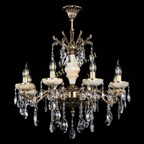 Люстра бронзовая Оникс №8/1 баден в Саратове Гусь Хрустальный