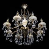 Люстра бронзовая Оникс №8/1 шар в Саратове