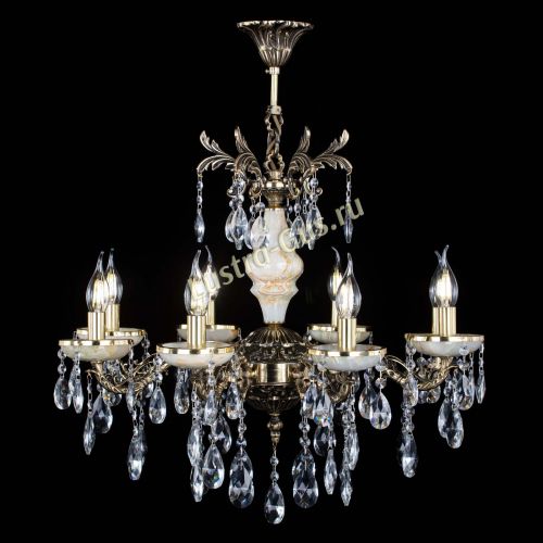 Люстра бронзовая Оникс №8/1 журавлик в Саратове Гусь Хрустальный