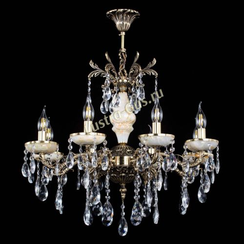 Люстра бронзовая Оникс №8/1 журавлик в Саратове Гусь Хрустальный