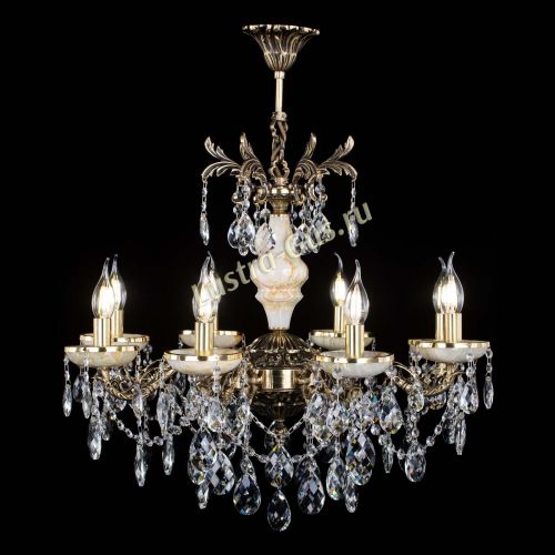 Люстра бронзовая Оникс №8/2 баден в Саратове Гусь Хрустальный