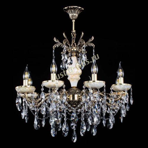 Люстра бронзовая Оникс №8/2 лучик в Саратове Гусь Хрустальный