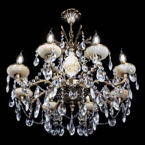 Люстра бронзовая Оникс №8/2 журавлик в Саратове Гусь Хрустальный