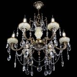 Люстра бронзовая Оникс белый №6/1 баден в Саратове