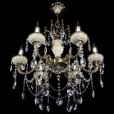 Люстра бронзовая Оникс белый №6/1 лучик в Саратове