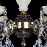 Люстра бронзовая Оникс белый №6/1 журавлик в Саратове