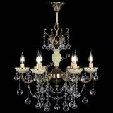 Люстра бронзовая Оникс белый №6/1 шар в Саратове