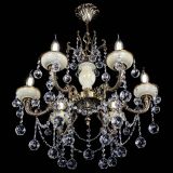 Люстра бронзовая Оникс белый №6/1 шар в Саратове