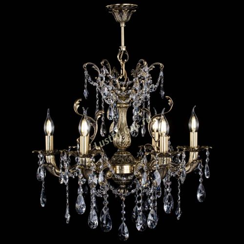 Люстра бронзовая Селена №6/2 лучик в Саратове Гусь Хрустальный