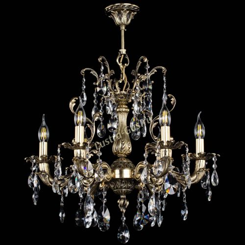 Люстра бронзовая Селена №6 лучик в Саратове Гусь Хрустальный