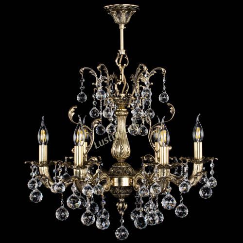 Люстра бронзовая Селена №6 шар в Саратове Гусь Хрустальный