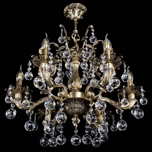 Люстра бронзовая Селена №6 шар в Саратове Гусь Хрустальный