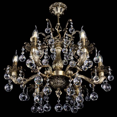 Люстра бронзовая Селена №6 шар в Саратове Гусь Хрустальный