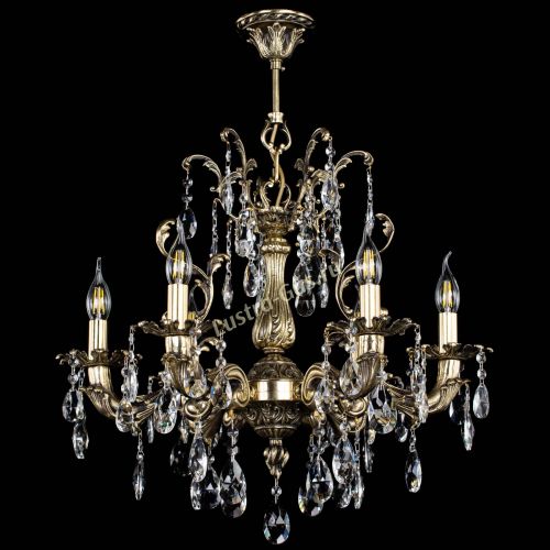 Люстра бронзовая Селена №6 журавлик в Саратове Гусь Хрустальный