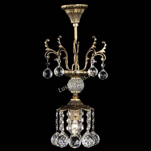 Люстра бронзовая София №1/1 шар в Саратове Гусь Хрустальный