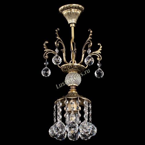 Люстра бронзовая София №1/1 шар в Саратове Гусь Хрустальный