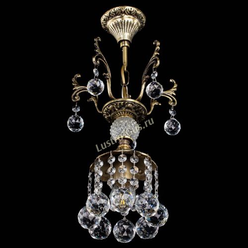 Люстра бронзовая София №1/1 шар в Саратове Гусь Хрустальный
