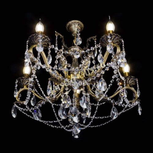 Бронзовая люстра Валери №5 лучик в Саратове Гусь Хрустальный