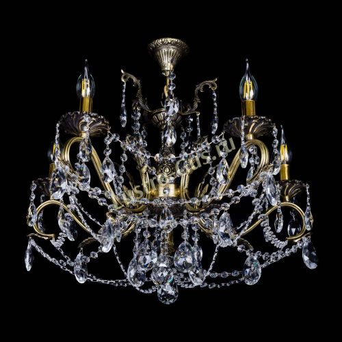 Бронзовая люстра Валери №5 журавлик в Саратове Гусь Хрустальный