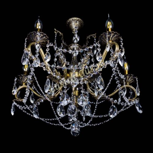 Бронзовая люстра Валери №5 журавлик в Саратове Гусь Хрустальный