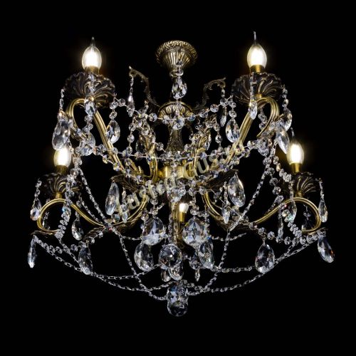 Бронзовая люстра Валери №5 журавлик в Саратове Гусь Хрустальный