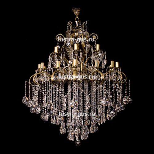 Люстра бронзовая Афина №2 в Саратове Гусь Хрустальный