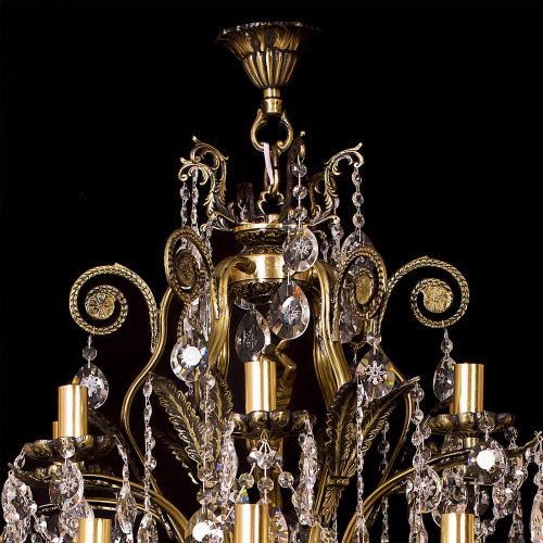 Люстра бронзовая Афина №2 в Саратове Гусь Хрустальный