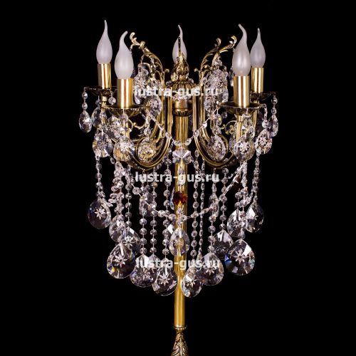 Бронзовый торшер Матильда №2 в Саратове Гусь Хрустальный