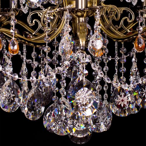 Люстра бронзовая Мелания №12 в Саратове Гусь Хрустальный