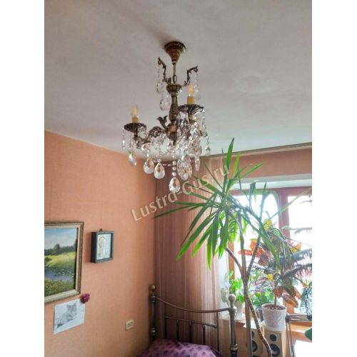 Люстра бронзовая Мелания №3 в Саратове Гусь Хрустальный