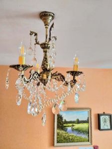 Люстра бронзовая Мелания №3 в Саратове отзыв и фото покупателя