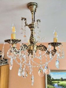 Люстра бронзовая Мелания №3 в Саратове отзыв и фото покупателя