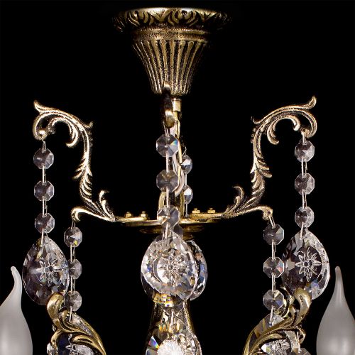 Люстра бронзовая Мелания №4 в Саратове Гусь Хрустальный