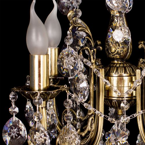 Люстра бронзовая Мелания №4 в Саратове Гусь Хрустальный