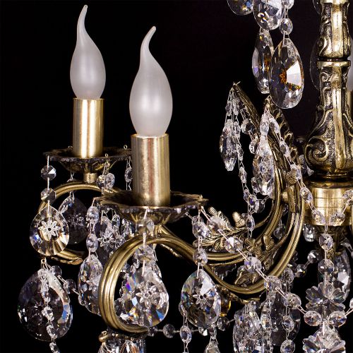 Люстра бронзовая Мелания №5 в Саратове Гусь Хрустальный