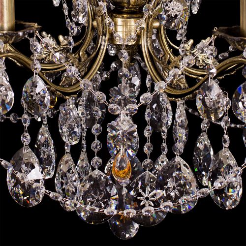 Люстра бронзовая Мелания №5 в Саратове Гусь Хрустальный