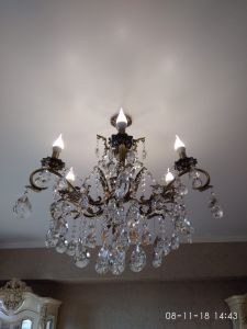 Люстра бронзовая Мелания №6/2 в Саратове отзыв и фото покупателя